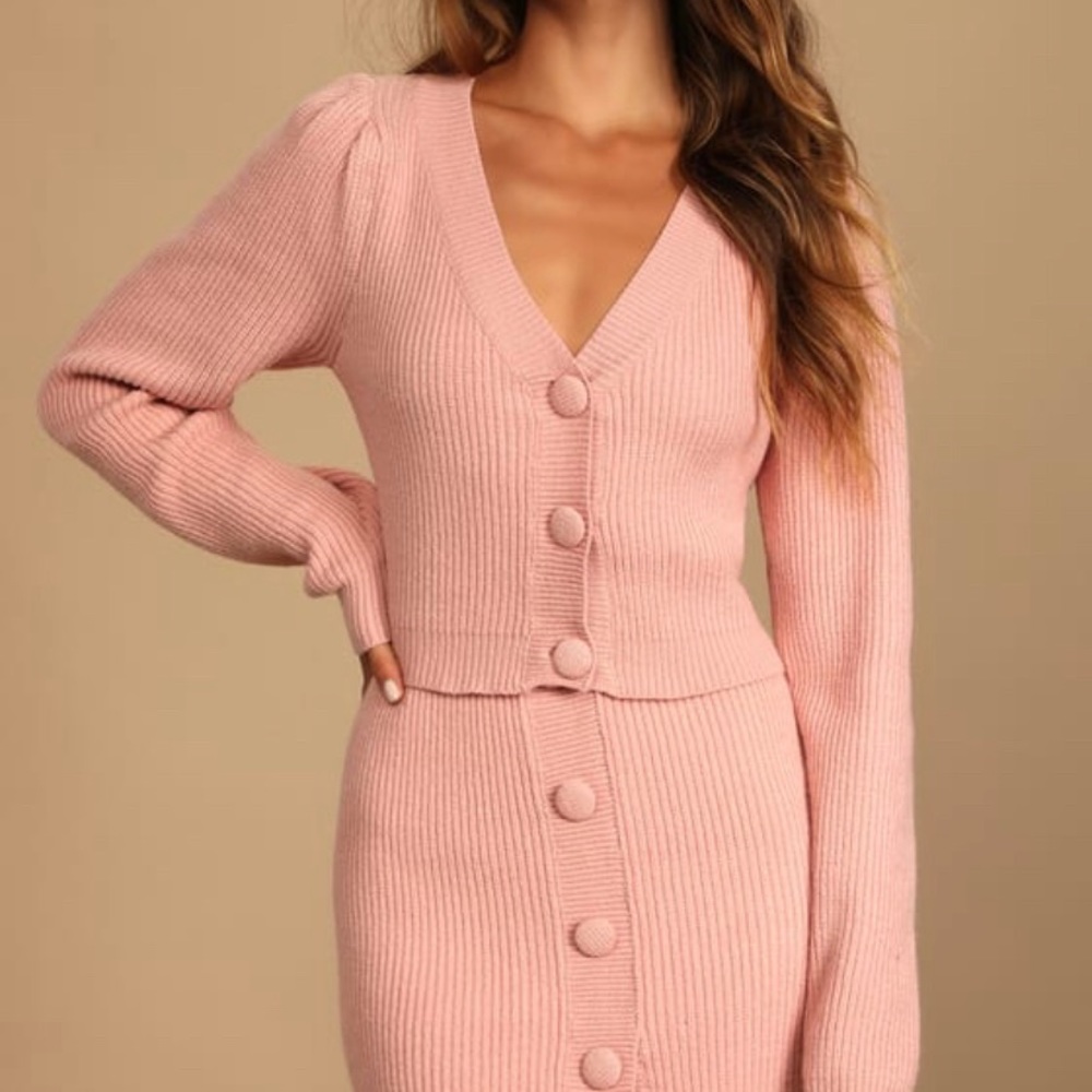 Sweater and skirt set